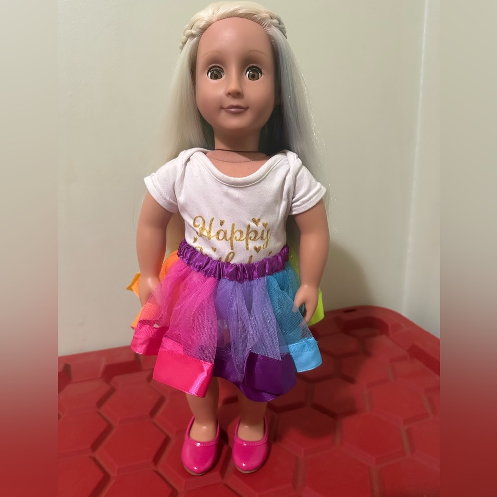 Our generation doll and wardrobe
